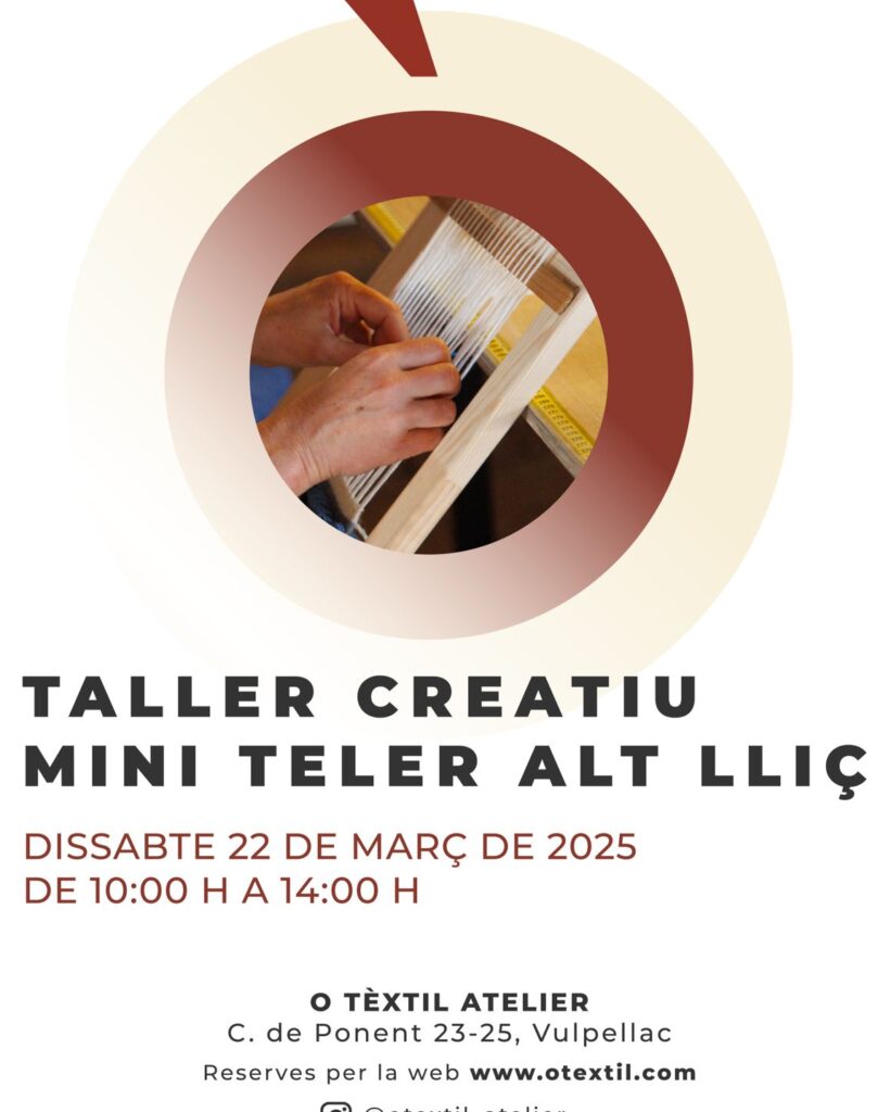 TALLER CREATIU MINI TELER ALT LLIÇ