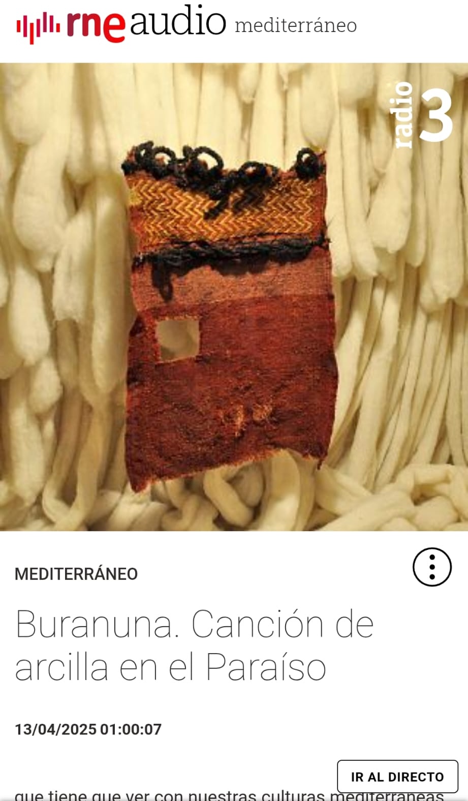 arte textil radio 3 arte textil radio 3